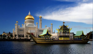 Sultan Omar Ali Saifuddien Masjid. Brunei..